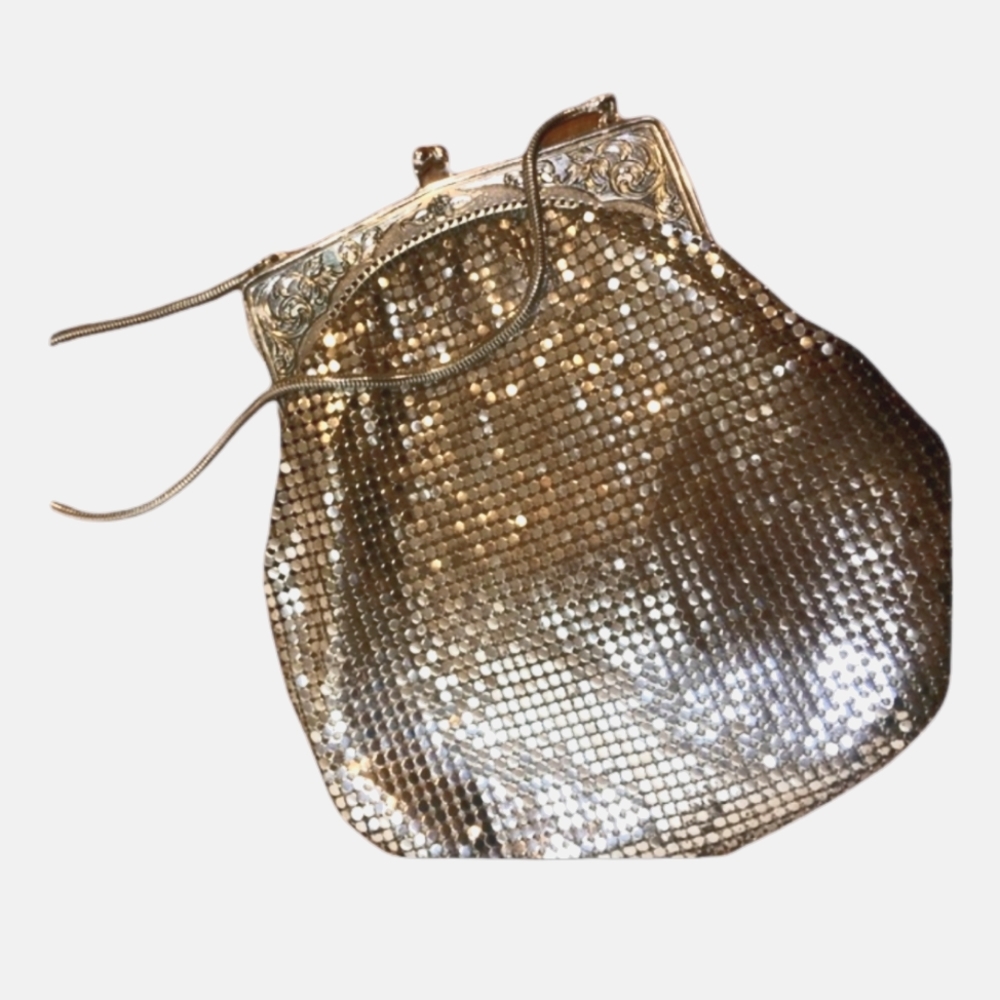 Vintage Silver  Mesh Whiting & Davis CO. Bag - Picture 3 of 5